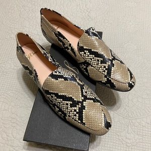 JCREW SNAKE LOAFERS